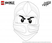 Printable ninjago lego kai  coloring pages